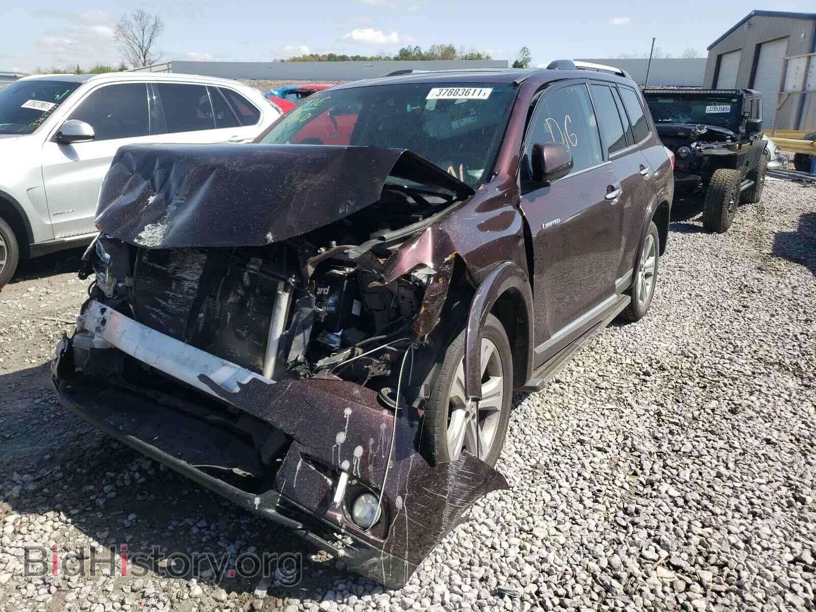 2012 TOYOTA HIGHLANDER - VIN: 5TDYK3EH4CS080806 - Фото 2