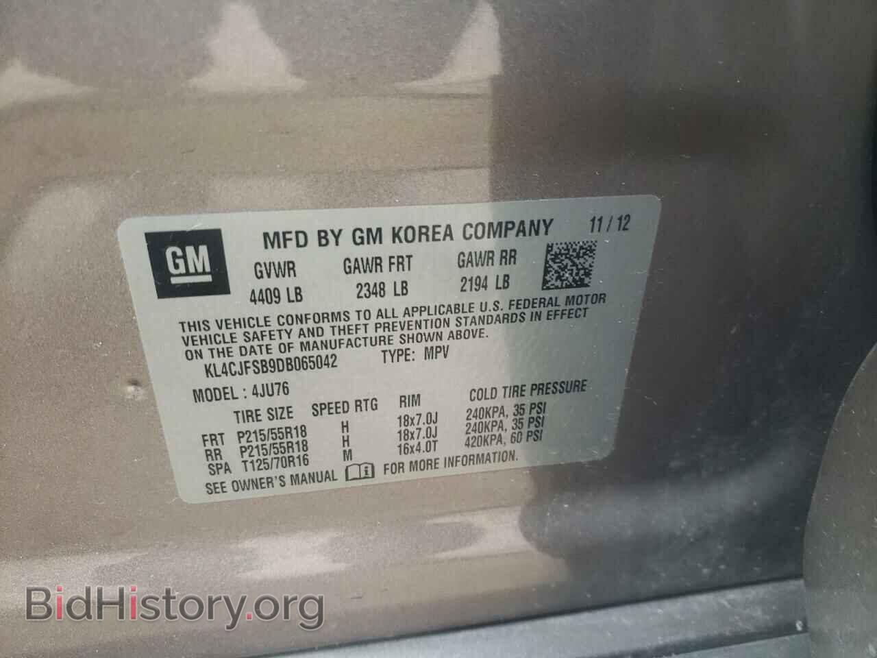 2013 BUICK ENCORE - VIN: KL4CJFSB9DB065042 - Photo 10