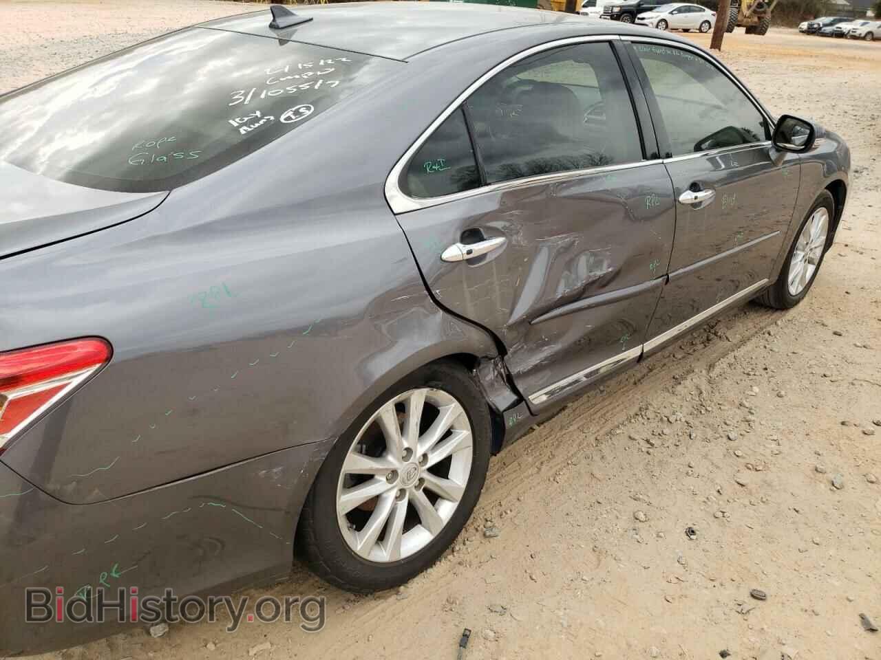 2012 LEXUS ES350 - VIN: JTHBK1EG6C2497805 - Фото 9