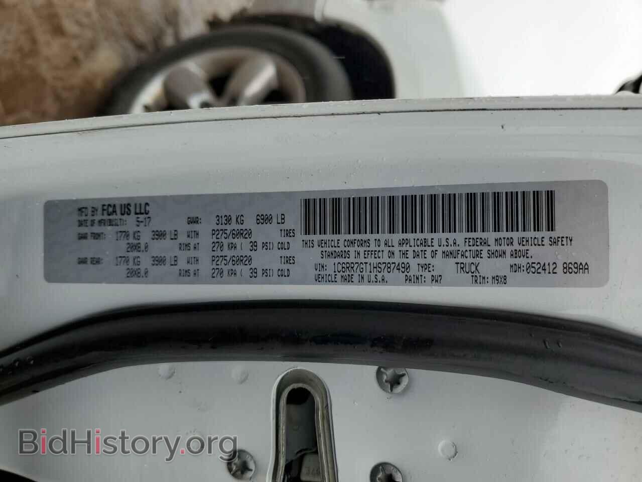 2017 RAM 1500 - VIN: 1C6RR7GT1HS787490 - Фото 12