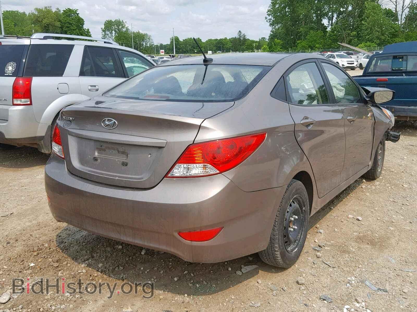 2013 HYUNDAI ACCENT - VIN: KMHCT4AE0DU366525 - Фото 4