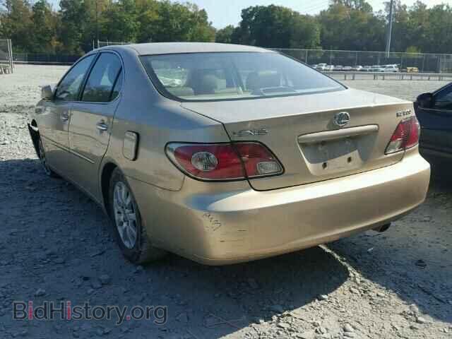 2003 LEXUS ES300 - VIN: JTHBF30G930100722 - Фото 3
