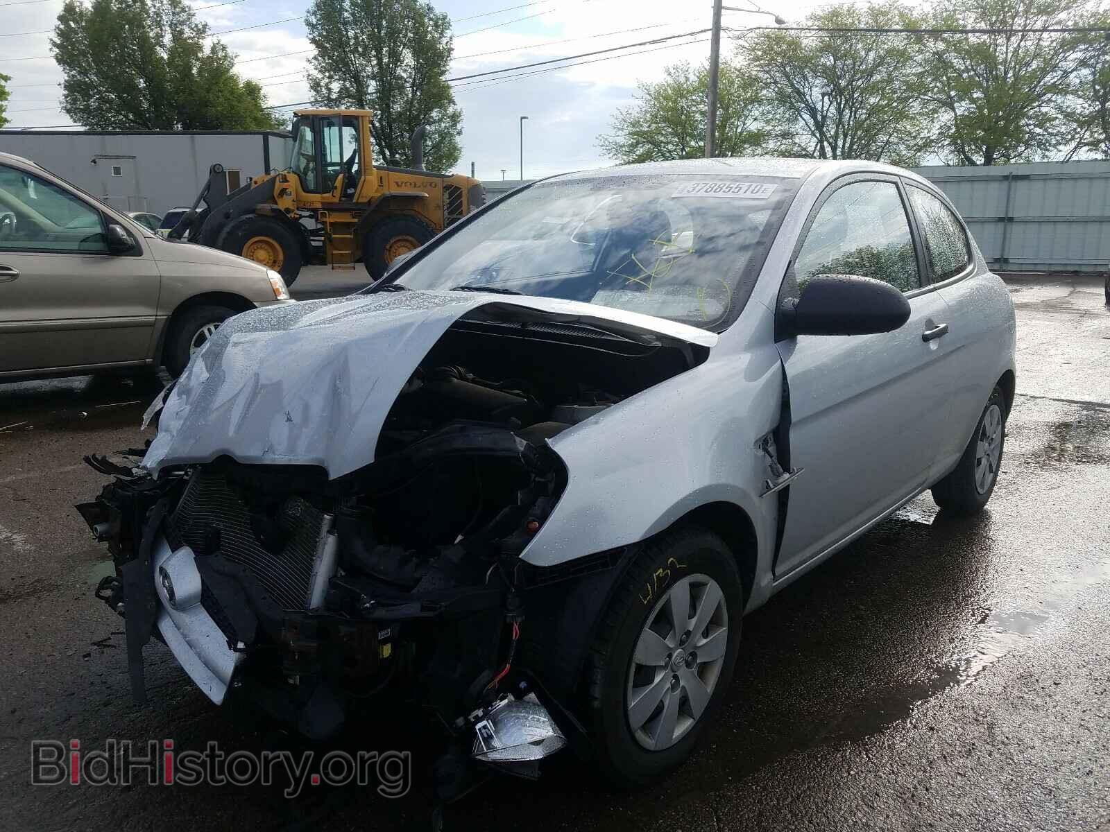 2008 HYUNDAI ACCENT - VIN: KMHCM36C88U068356 - Фото 2