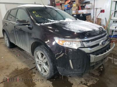 2014 Ford EDGE Edge Limit, черный — VIN 2FMDK4KC9EBB14610, Copart