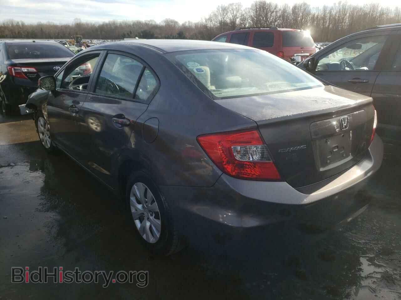 2012 HONDA CIVIC - VIN: 19XFB2F53CE348597 - Фото 3