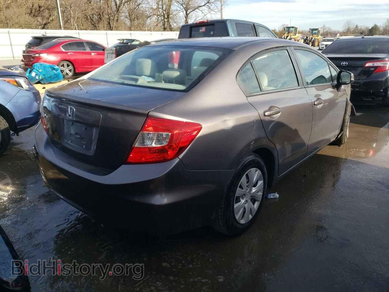 2012 HONDA CIVIC - VIN: 19XFB2F53CE348597 - Фото 4