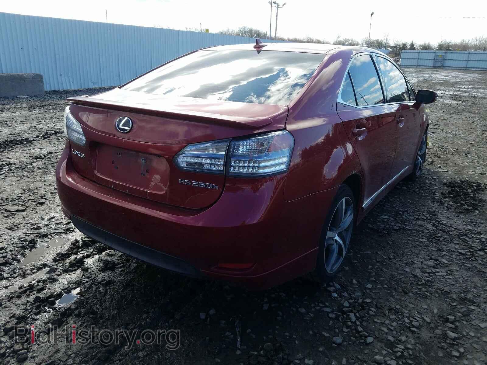 2010 LEXUS HS - VIN: JTHBB1BA9A2026325 - Фото 4
