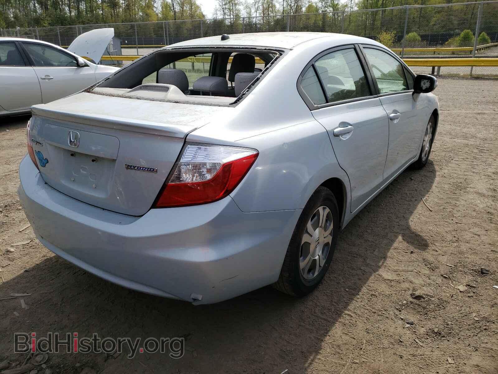 2012 HONDA CIVIC - VIN: JHMFB4F20CS000382 - Фото 4