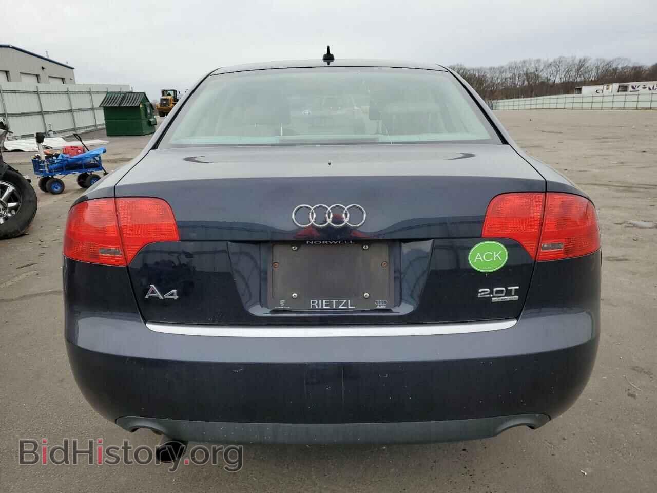 2007 AUDI A4 - VIN: WAUDF78E27A060940 - Фото 6