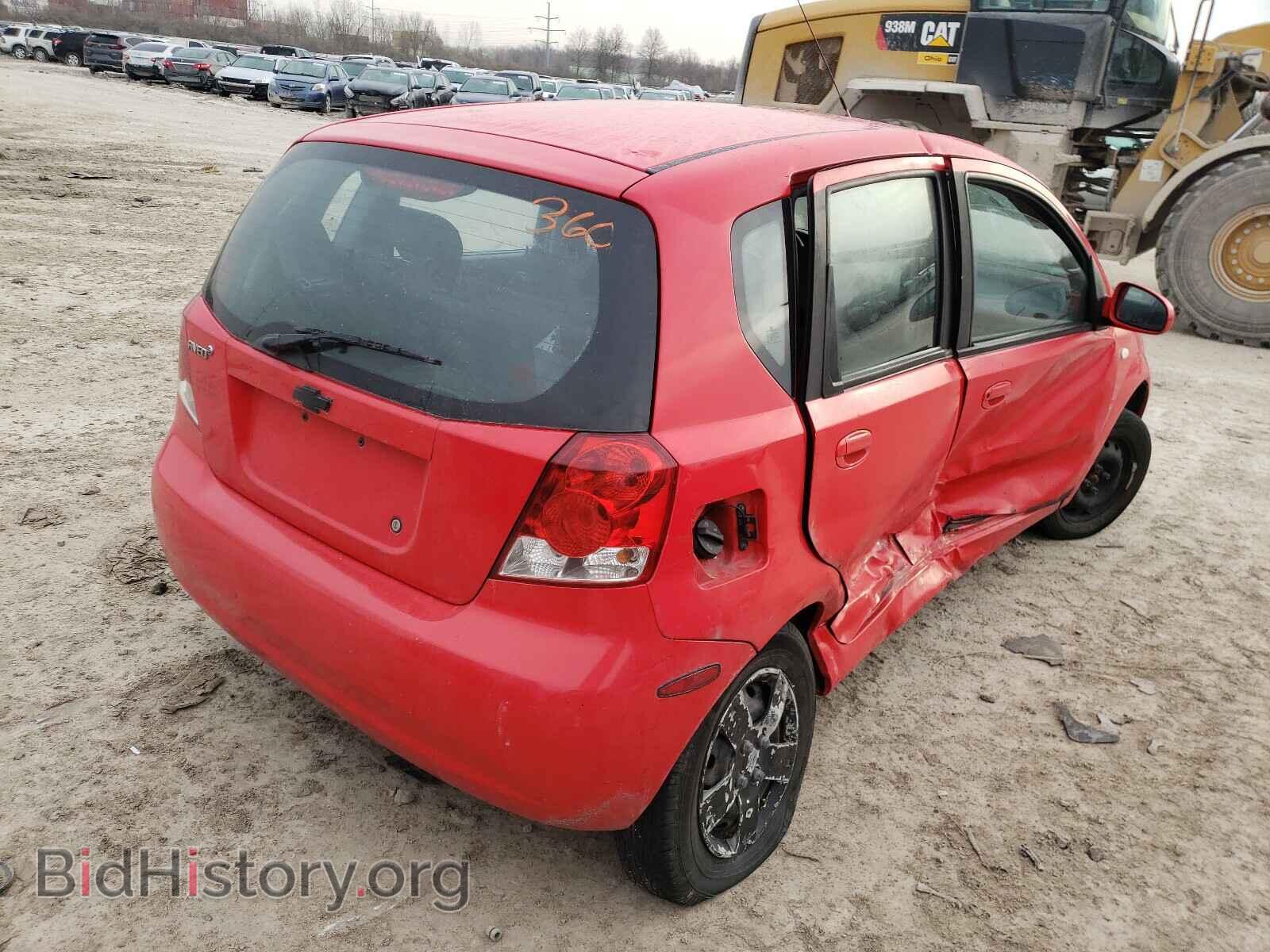 2007 CHEVROLET AVEO - VIN: KL1TD66607B721005 - Фото 4