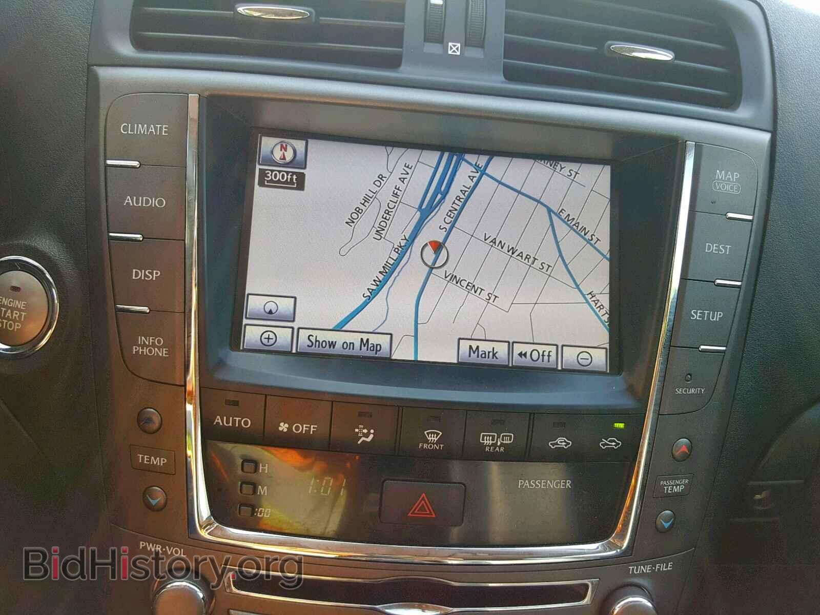 2012 LEXUS IS 250 - VIN: JTHCF5C25C5057130 - Фото 9
