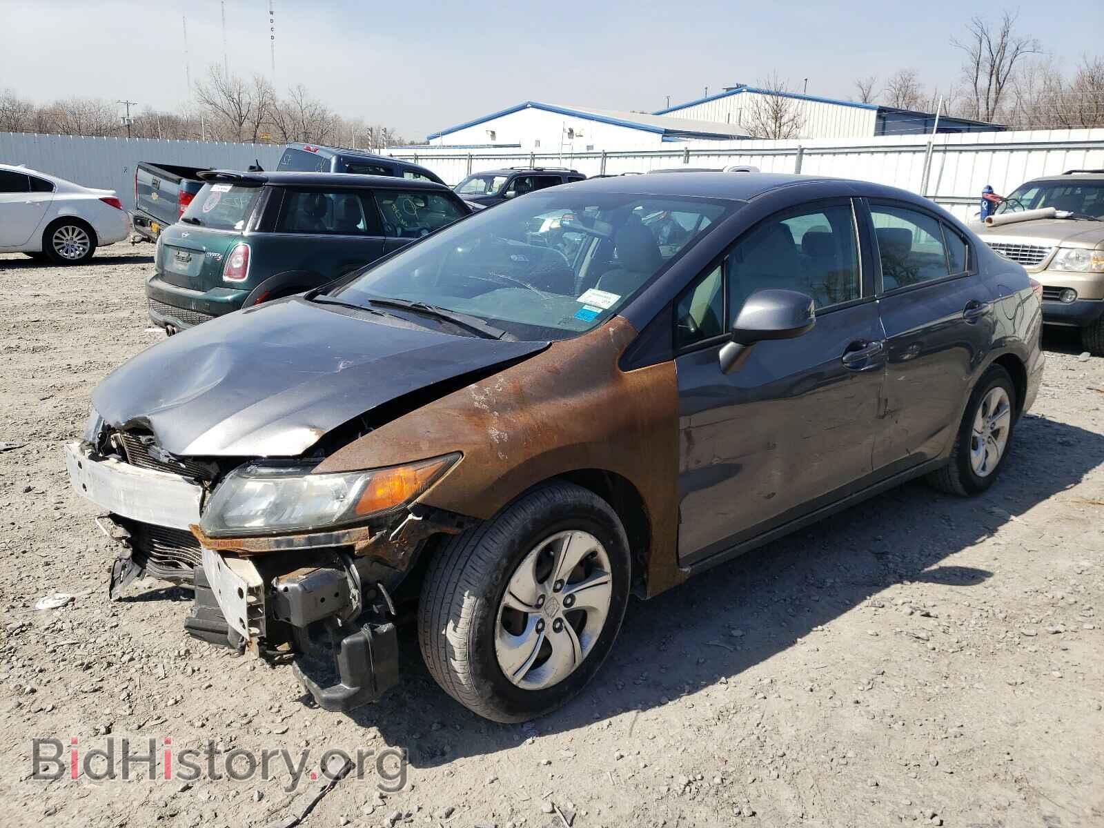 2013 HONDA CIVIC - VIN: 19XFB2E58DE055863 - Фото 2