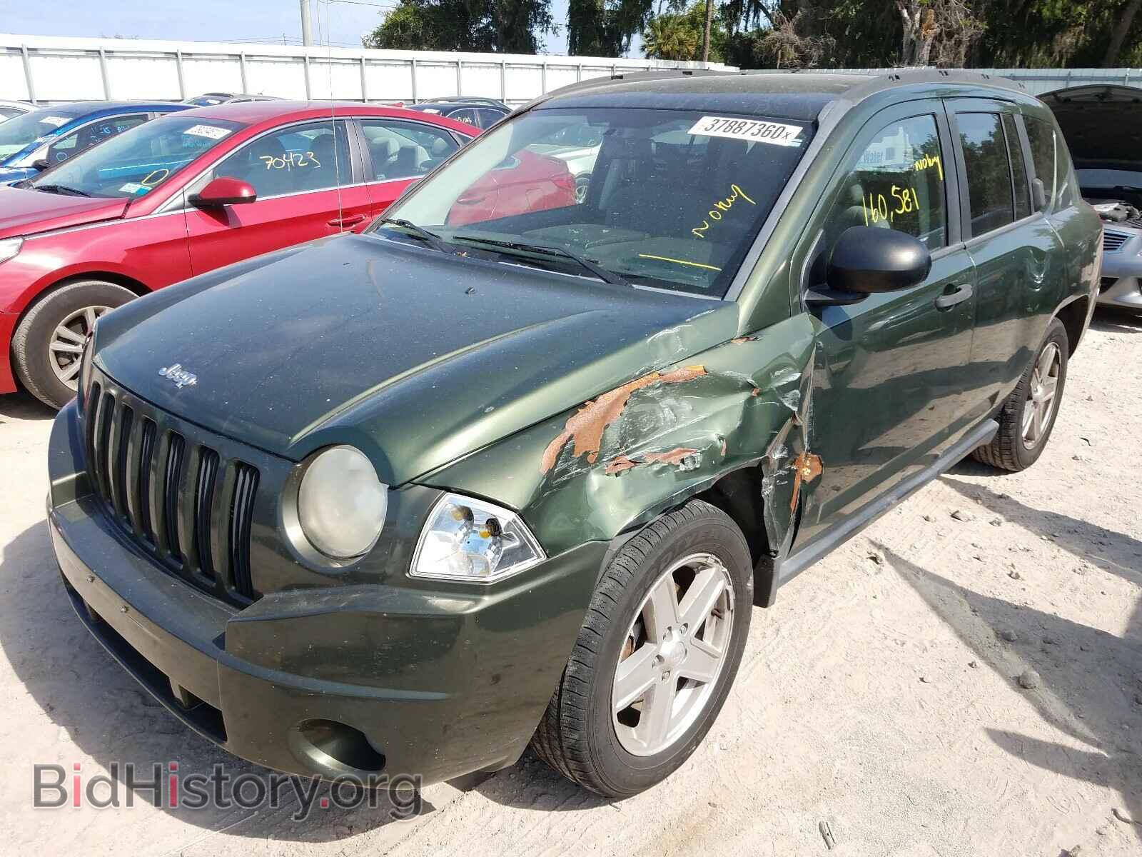 2007 JEEP COMPASS - VIN: 1J8FF47W77D585908 - Фото 2