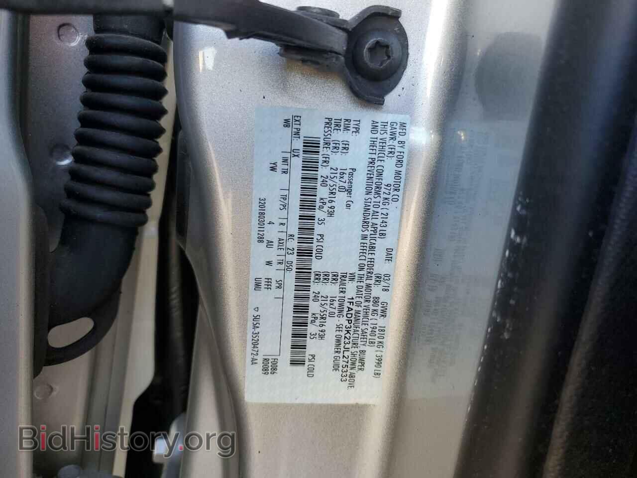 2018 FORD FOCUS - VIN: 1FADP3K23JL275333 - Фото 13