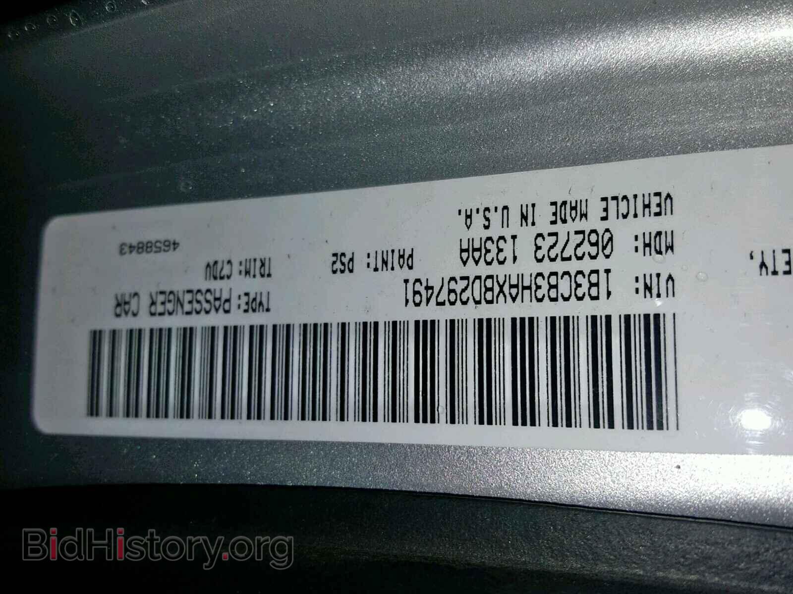 2011 DODGE CALIBER - VIN: 1B3CB3HAXBD297491 - Фото 10