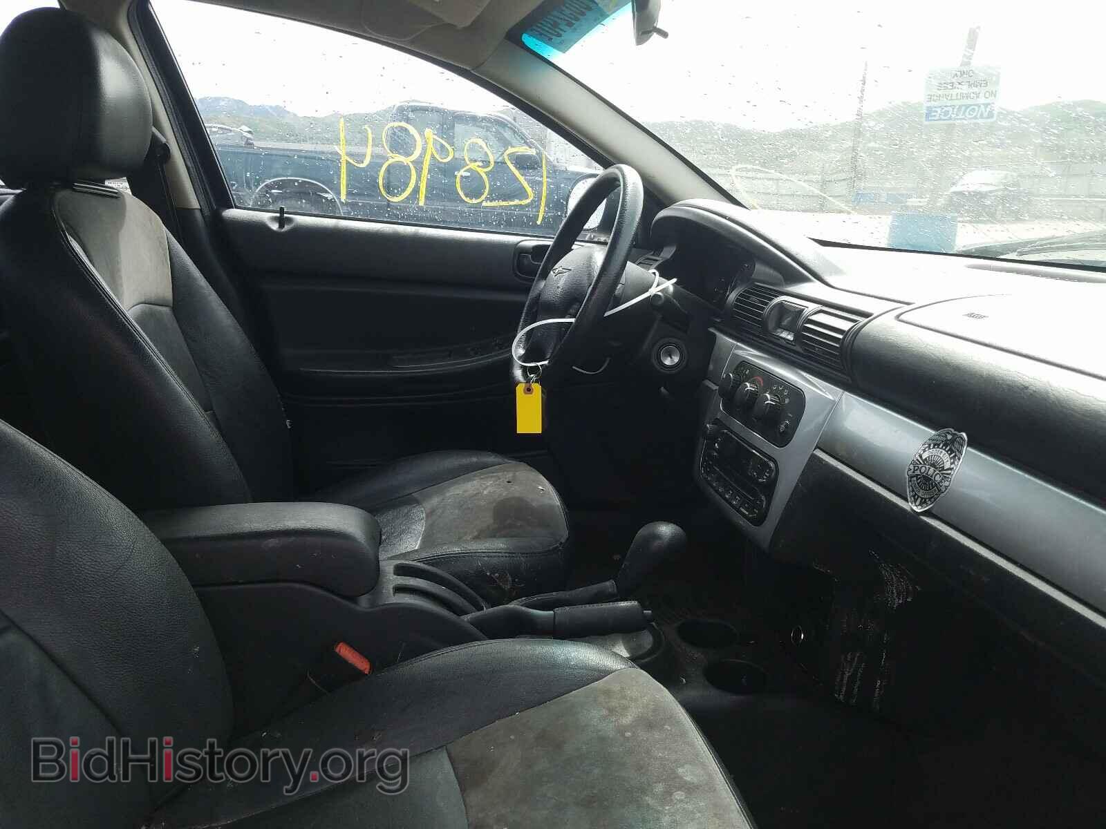 2004 CHRYSLER SEBRING - VIN: 1C3EL46X04N220177 - Фото 5