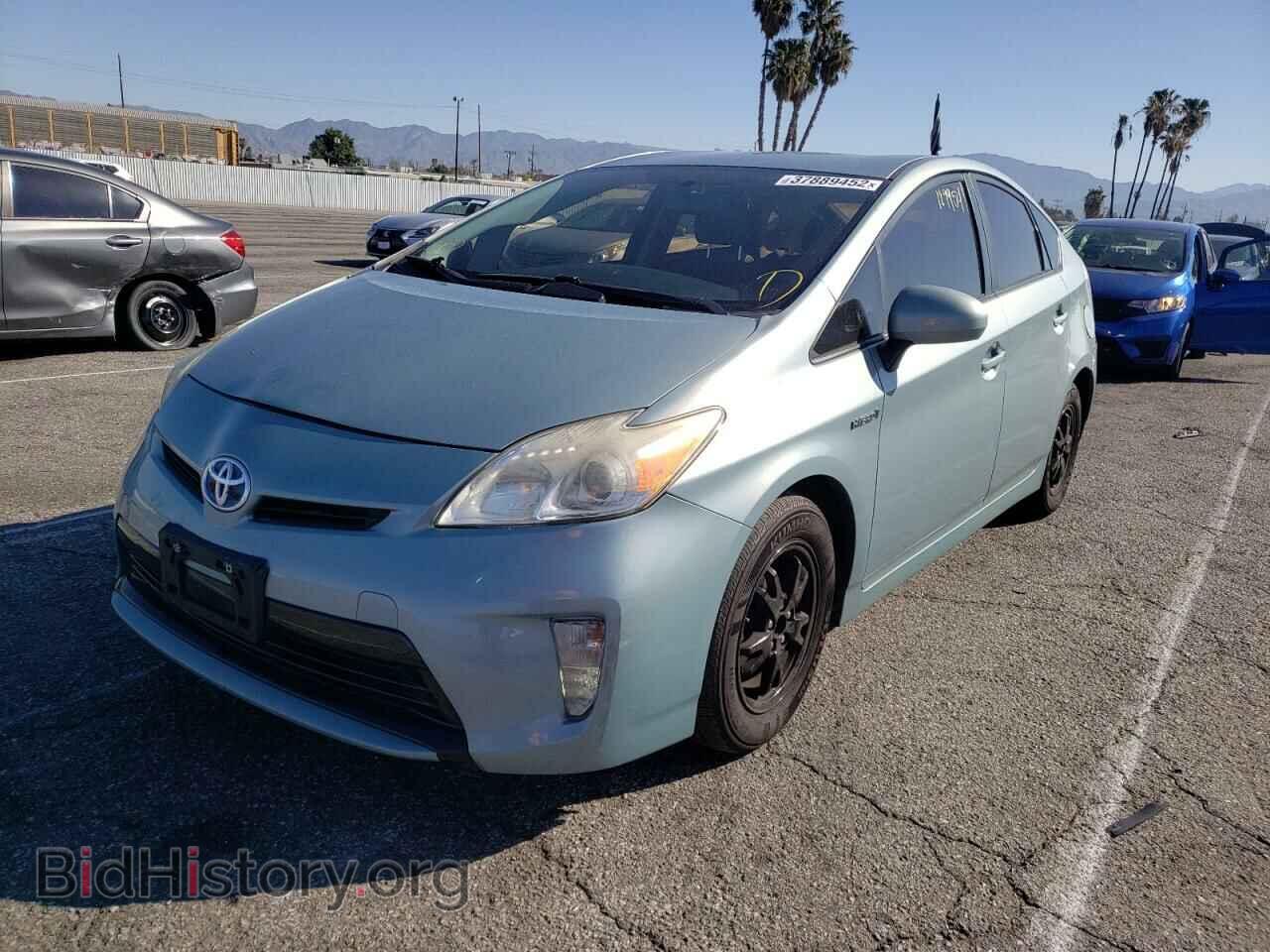 2014 TOYOTA PRIUS - VIN: JTDKN3DU4E1825842 - Фото 2