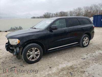 2012 Dodge DURANGO SXT, черный — VIN 1C4RDHAG2CC320011, Copart