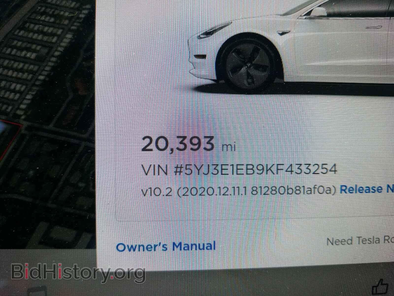 2019 TESLA MODEL 3 - VIN: 5YJ3E1EB9KF433254 - Фото 8