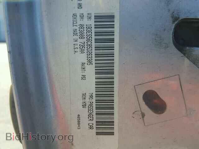 2005 DODGE NEON - VIN: 1B3ES56C85D263305 - Фото 9