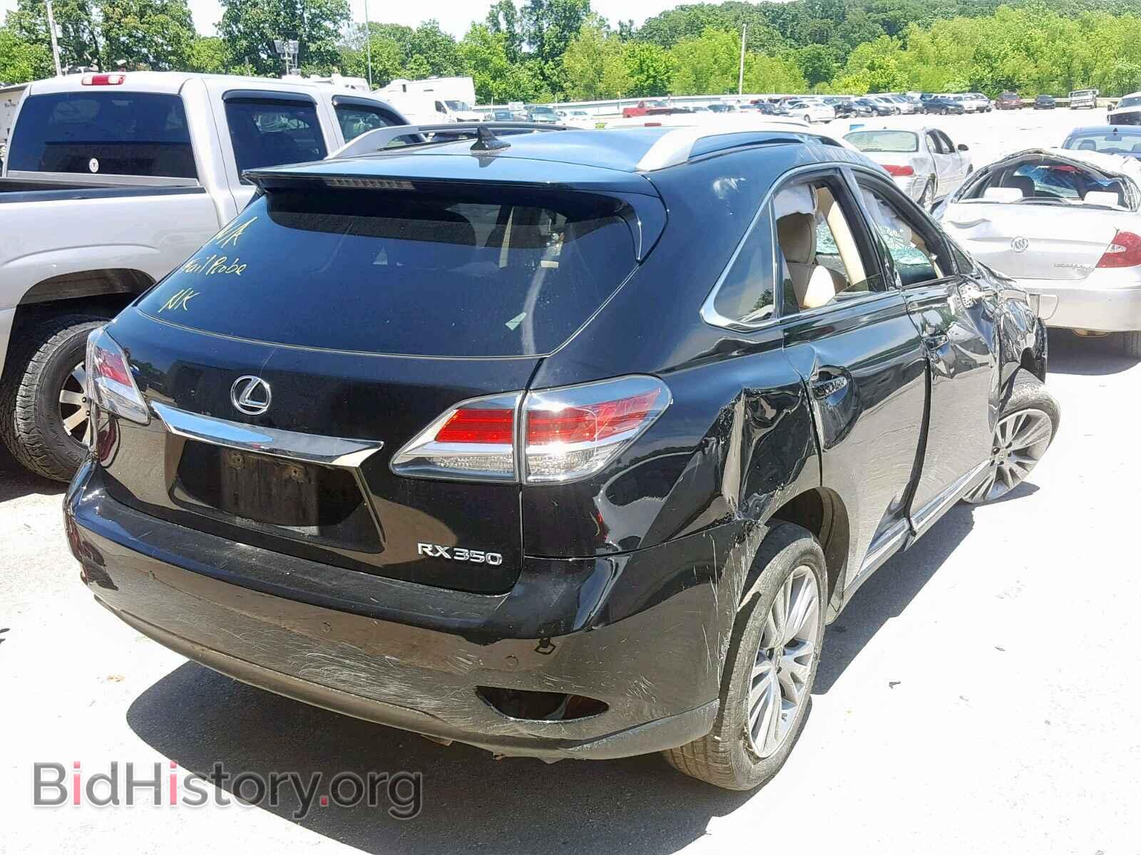 2013 LEXUS RX 350 - VIN: 2T2BK1BA3DC180399 - Фото 4