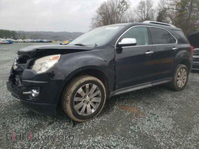 2010 Chevrolet EQUINOX Equinox LT, black — VIN 2CNFLFEY7A6203281, Copart