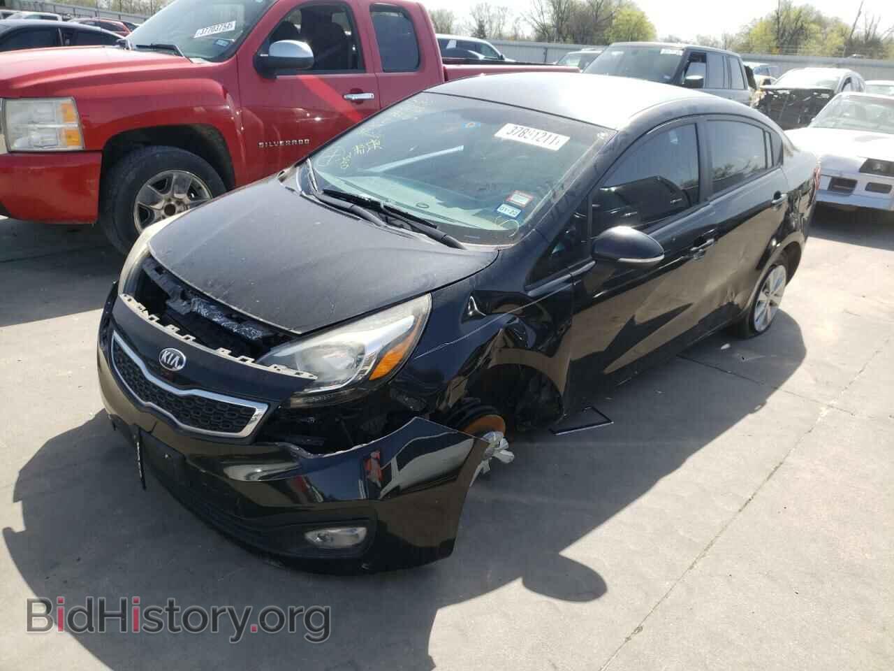 2013 KIA RIO - VIN: KNADN4A36D6206930 - Фото 2