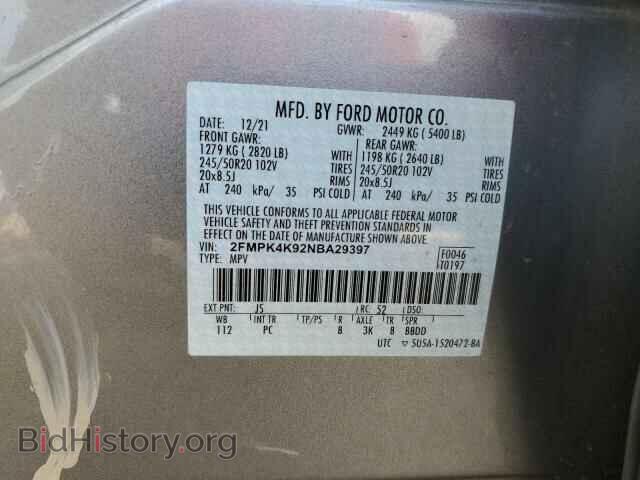 2022 FORD EDGE - VIN: 2FMPK4K92NBA29397 - Photo 14