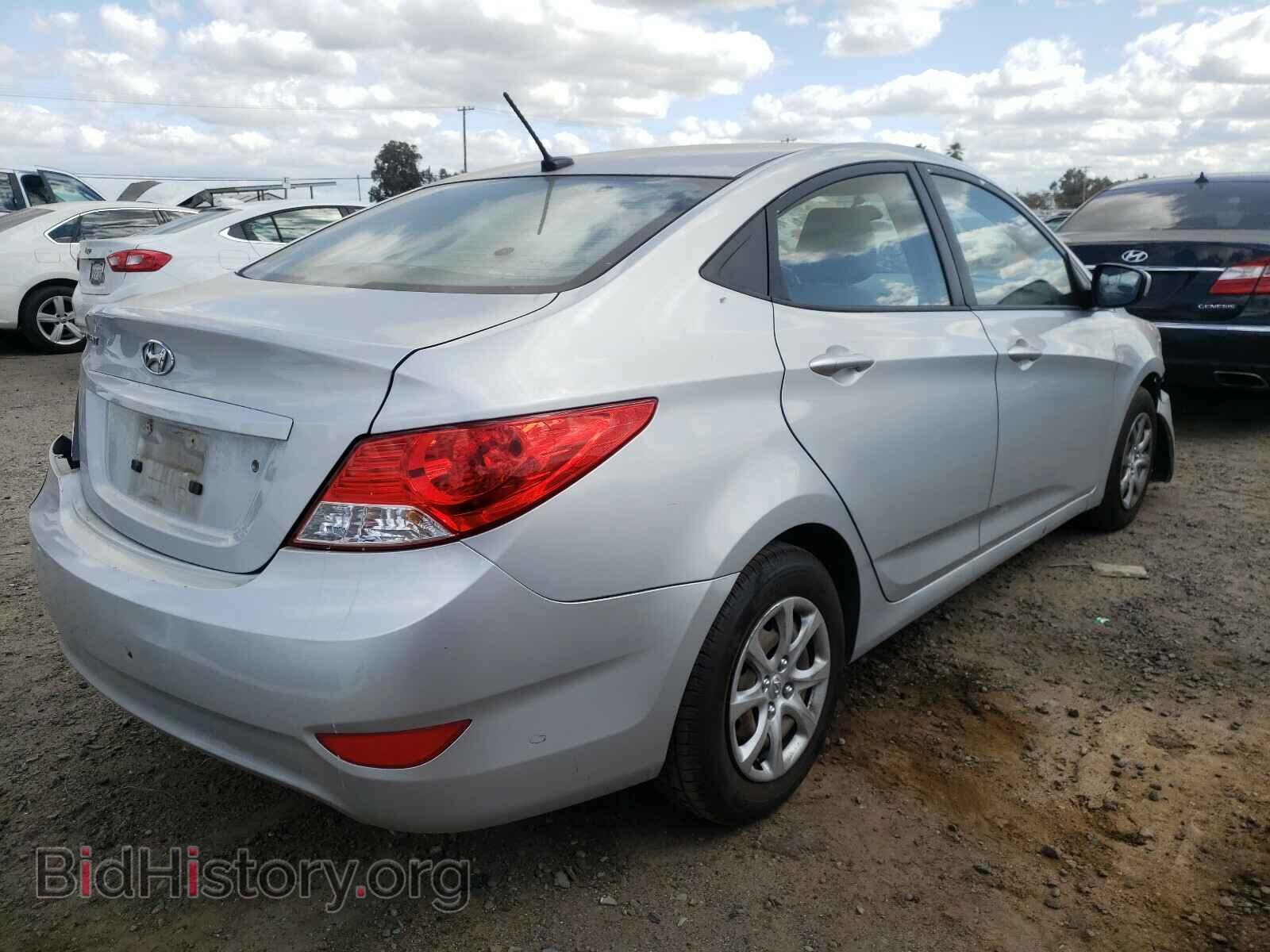 2013 HYUNDAI ACCENT - VIN: KMHCT4AE2DU444271 - Фото 4