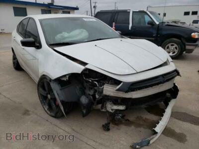 2014 Dodge DART Dart SXT, белый — VIN 1C3CDFBB7ED907142, Copart