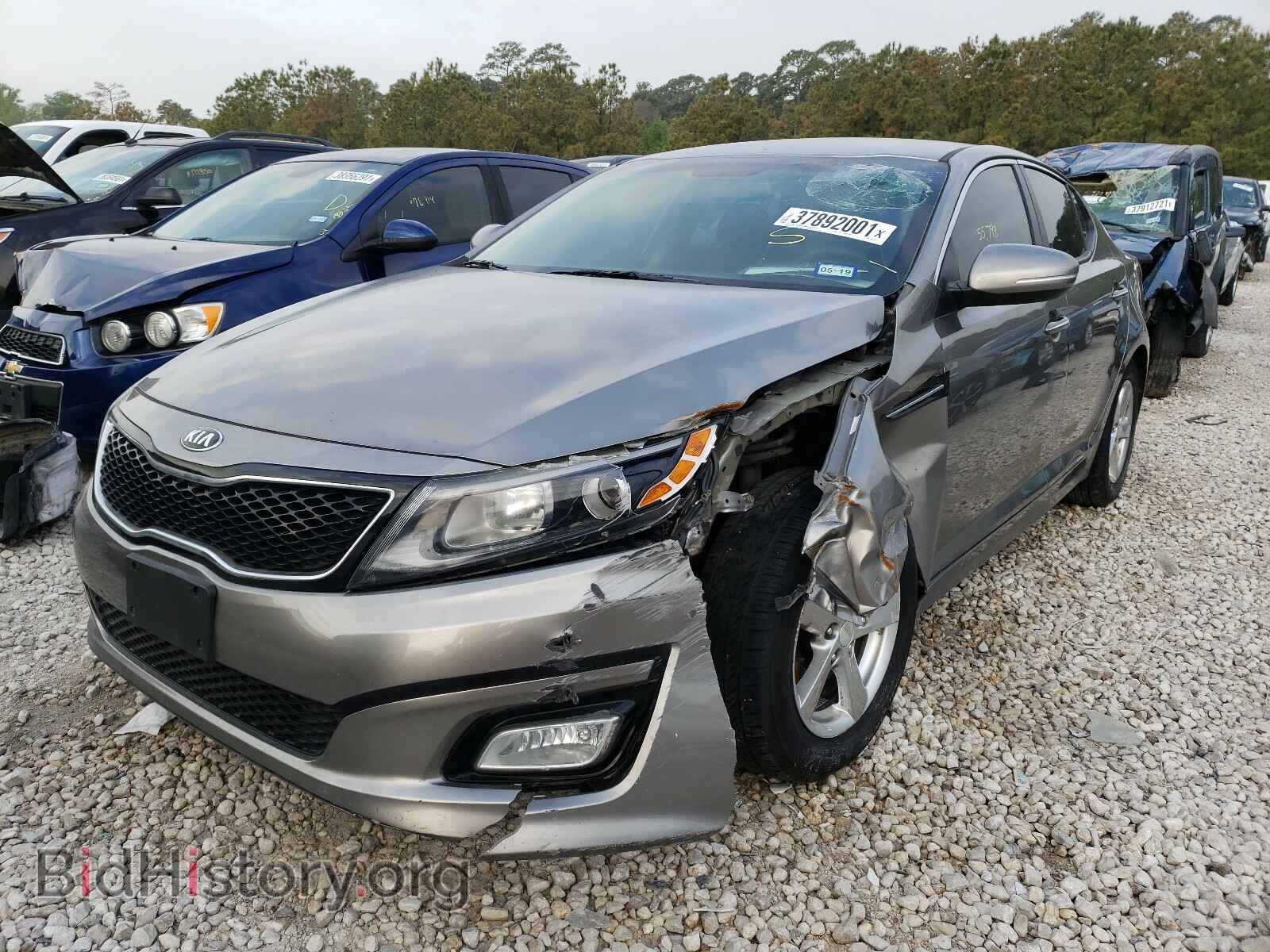 2015 KIA OPTIMA - VIN: 5XXGM4A75FG482025 - Фото 2
