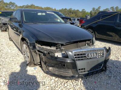 2012 Audi A4 A4 Premium, black — VIN WAUAFAFL6CN002155, Copart