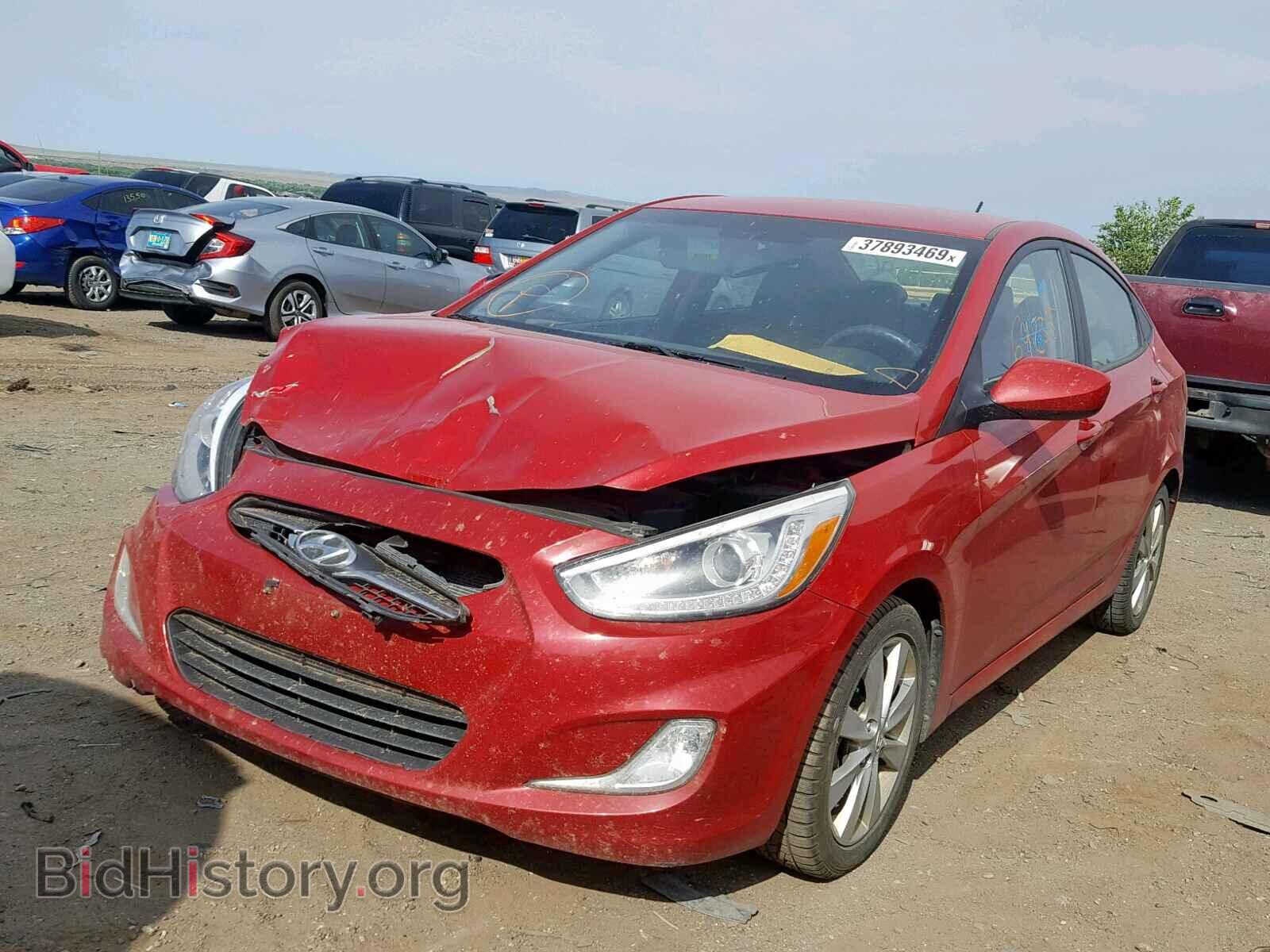 2014 HYUNDAI ACCENT - VIN: KMHCU4AE4EU619585 - Фото 2