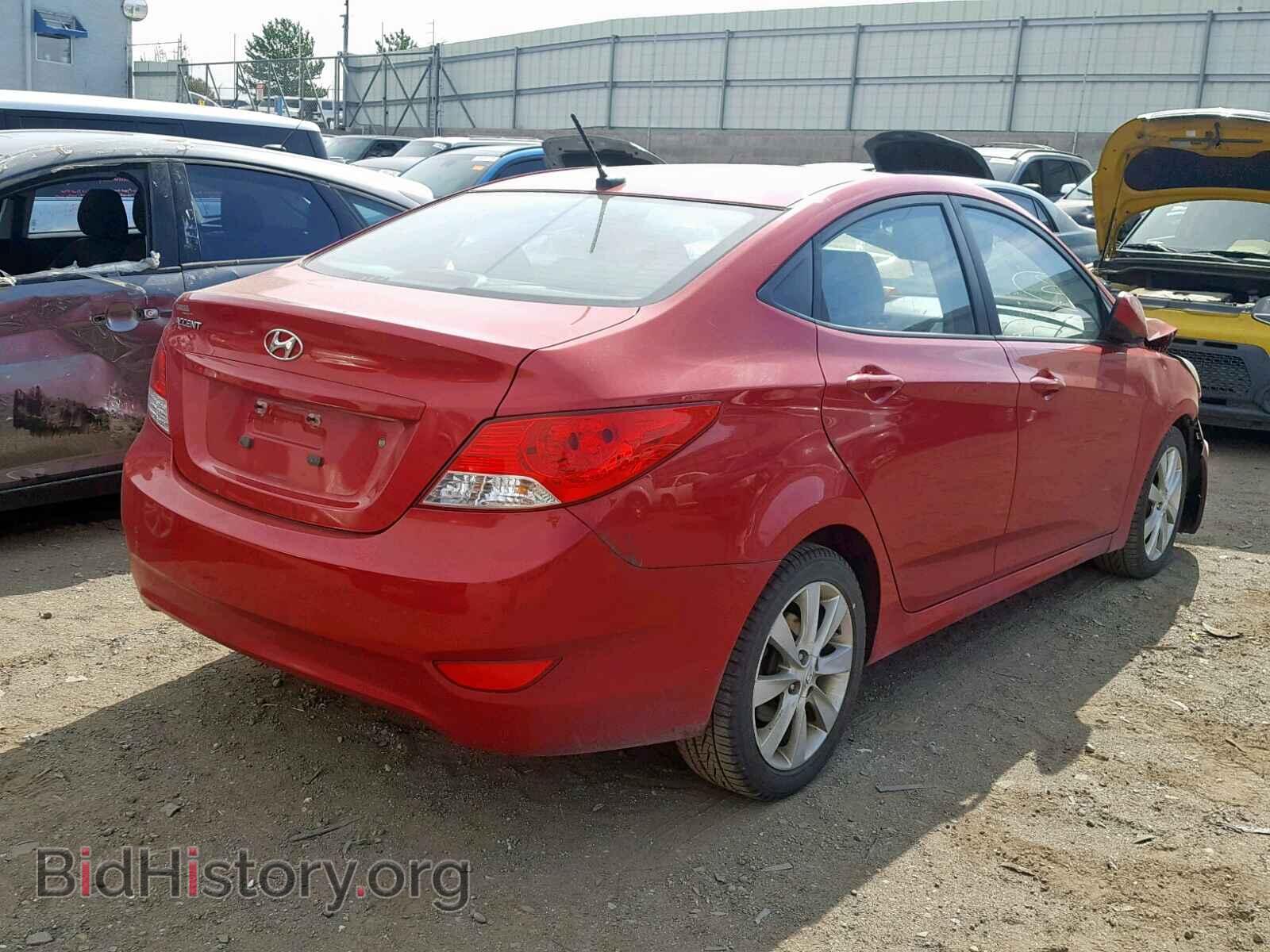 2014 HYUNDAI ACCENT - VIN: KMHCU4AE4EU619585 - Фото 4