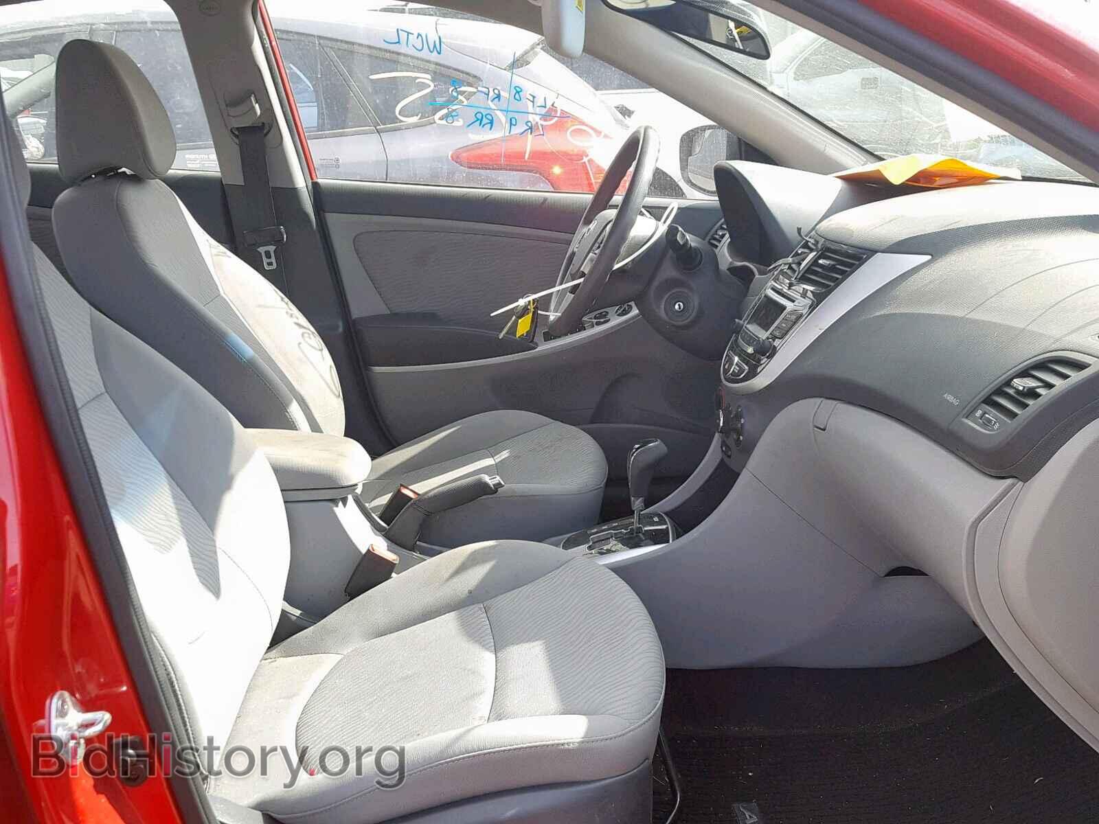 2014 HYUNDAI ACCENT - VIN: KMHCU4AE4EU619585 - Фото 5