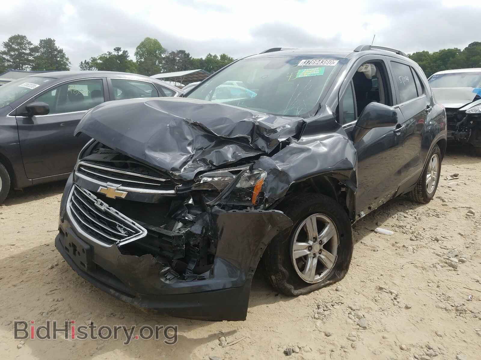 2016 CHEVROLET TRAX - VIN: 3GNCJLSB4GL248637 - Фото 2