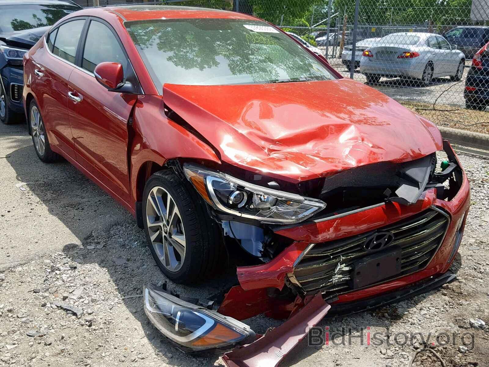 Photo 5NPD84LF1HH105789 - HYUNDAI ELANTRA 2017