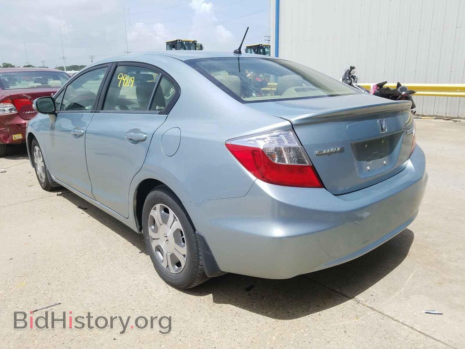 2012 HONDA CIVIC - VIN: JHMFB4F32CS011103 - Фото 3