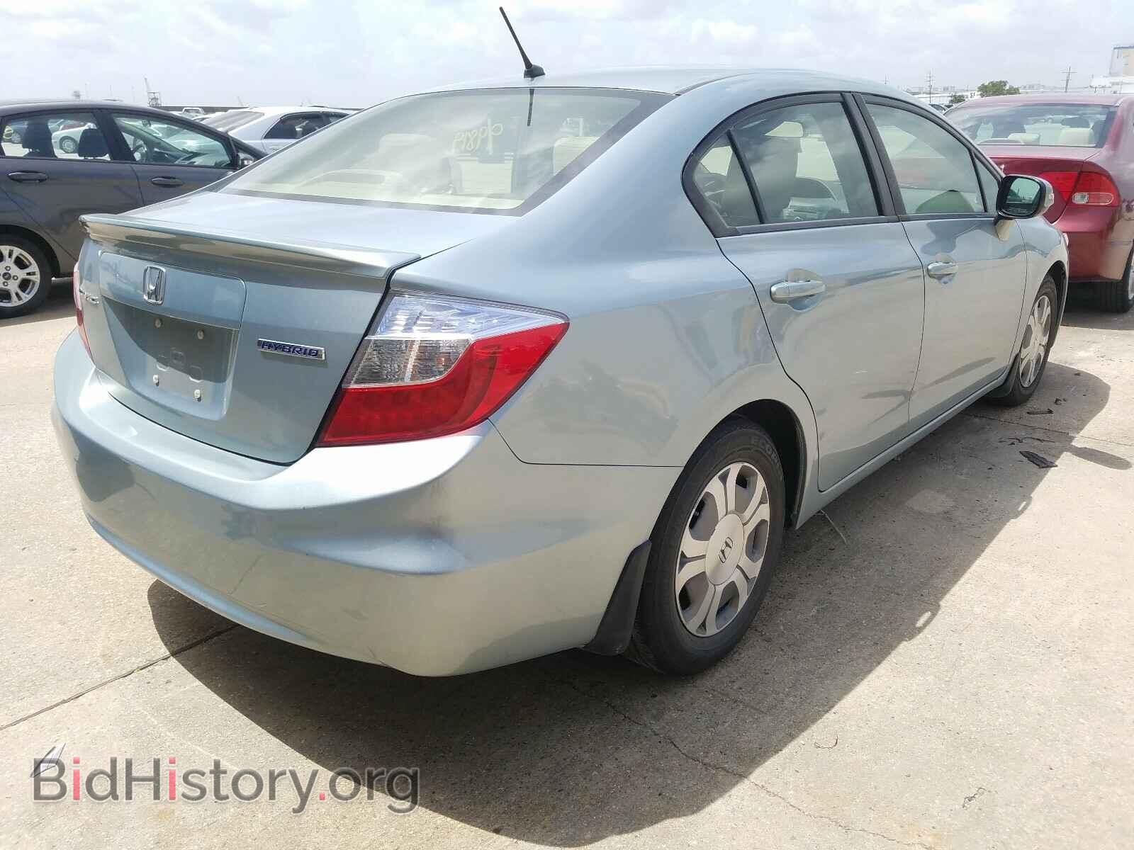 2012 HONDA CIVIC - VIN: JHMFB4F32CS011103 - Фото 4