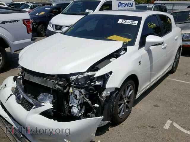 2012 LEXUS CT 200 - VIN: JTHKD5BH7C2114677 - Фото 2
