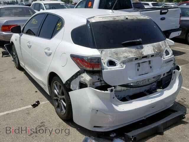 2012 LEXUS CT 200 - VIN: JTHKD5BH7C2114677 - Фото 3