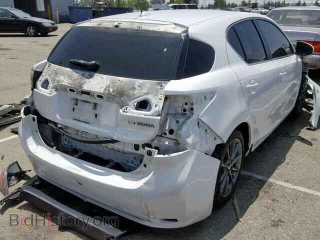 2012 LEXUS CT 200 - VIN: JTHKD5BH7C2114677 - Фото 4