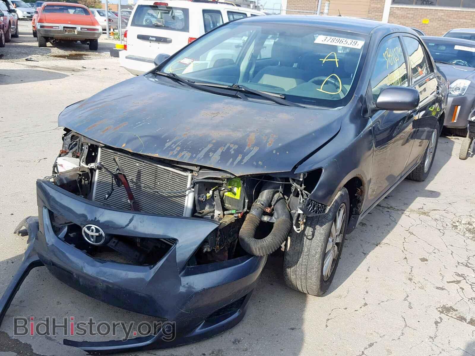2010 TOYOTA COROLLA BA - VIN: 2T1BU4EE6AC486698 - Фото 2