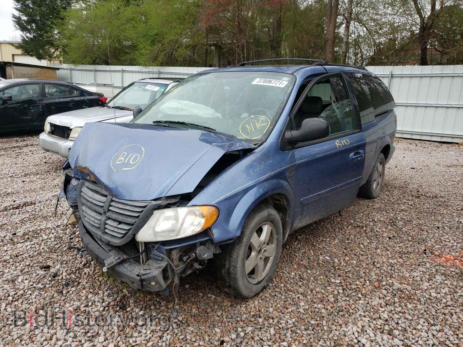 2007 DODGE CARAVAN - VIN: 2D4GP44L97R277139 - Фото 2