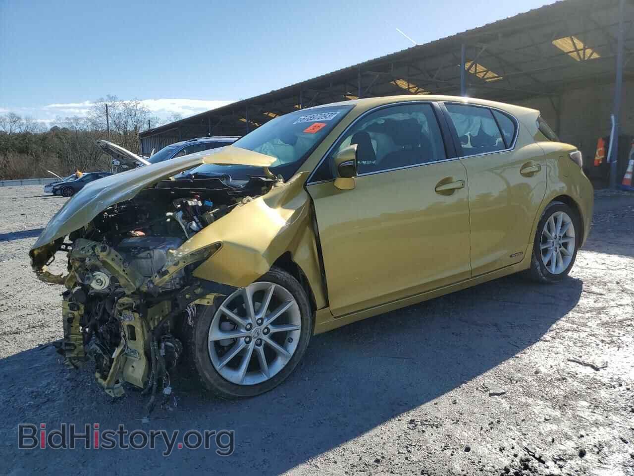 Photo JTHKD5BH3C2064103 - LEXUS CT 200 2012