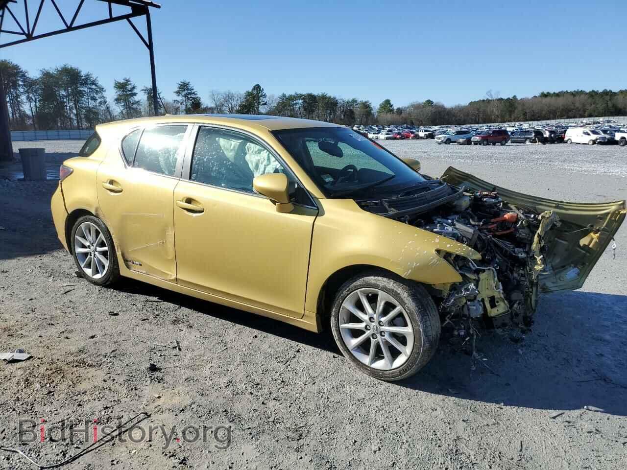 2012 LEXUS CT 200 - VIN: JTHKD5BH3C2064103 - Фото 4