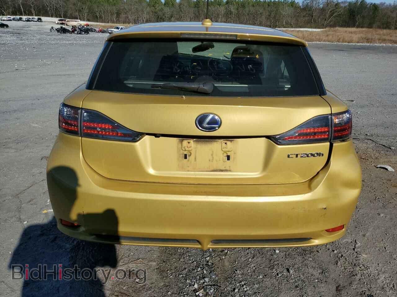 2012 LEXUS CT 200 - VIN: JTHKD5BH3C2064103 - Фото 6