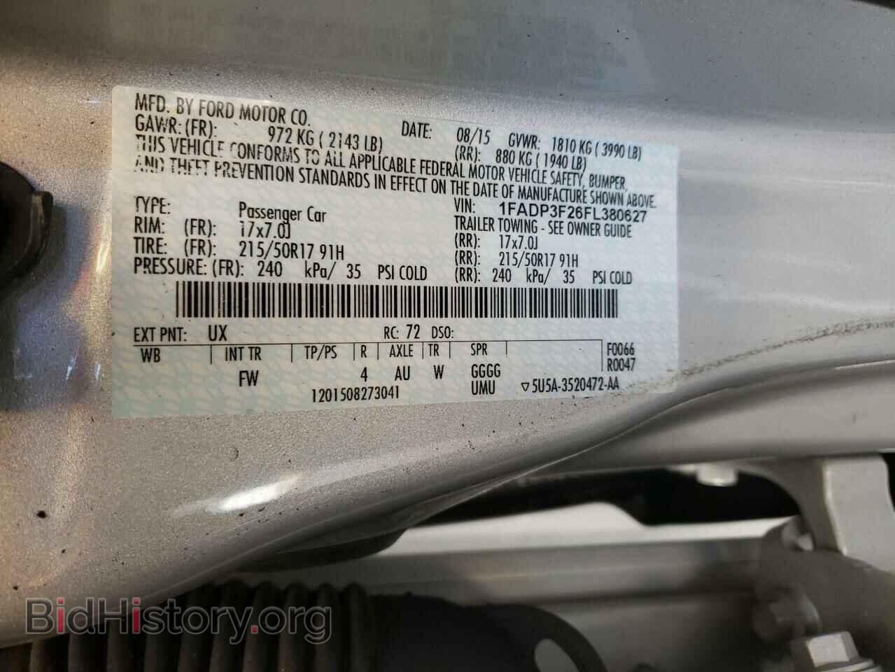 2015 FORD FOCUS - VIN: 1FADP3F26FL380627 - Photo 12