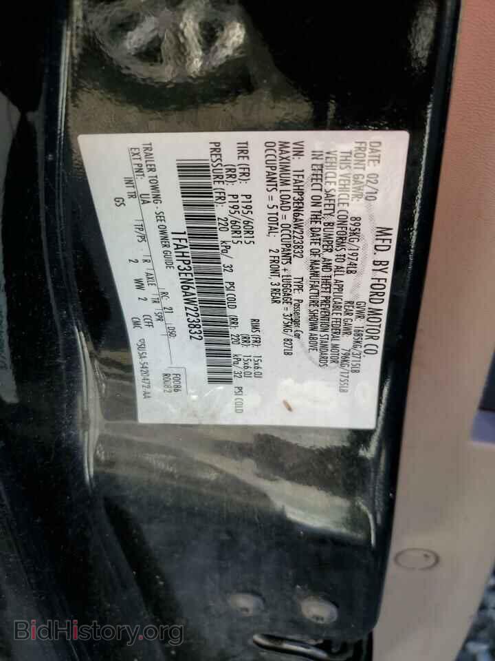 2010 FORD FOCUS - VIN: 1FAHP3EN6AW223832 - Фото 12