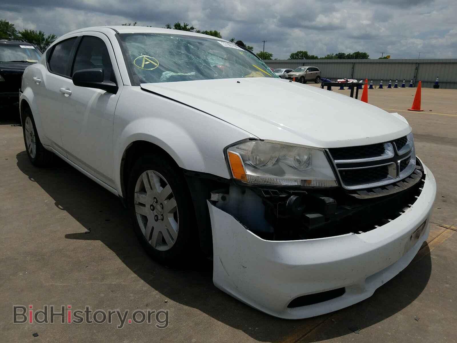Фотография 1C3CDZAB4EN219323 - DODGE AVENGER 2014